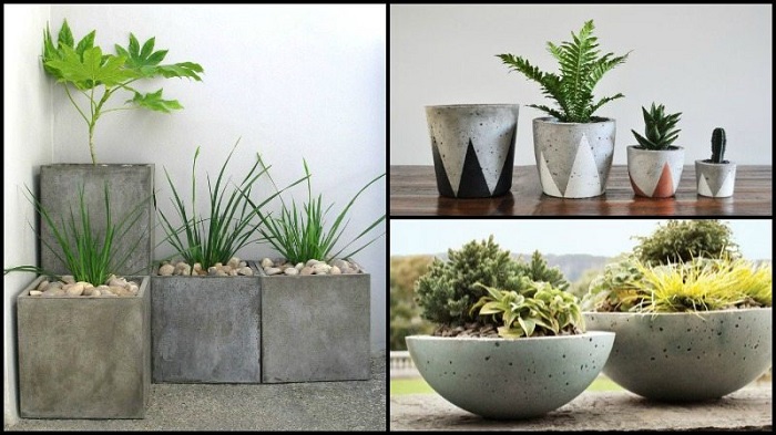 DIY their own planters